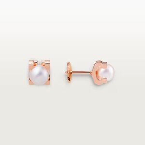 C ROSE GOLD DE CARTIER EARRINGS